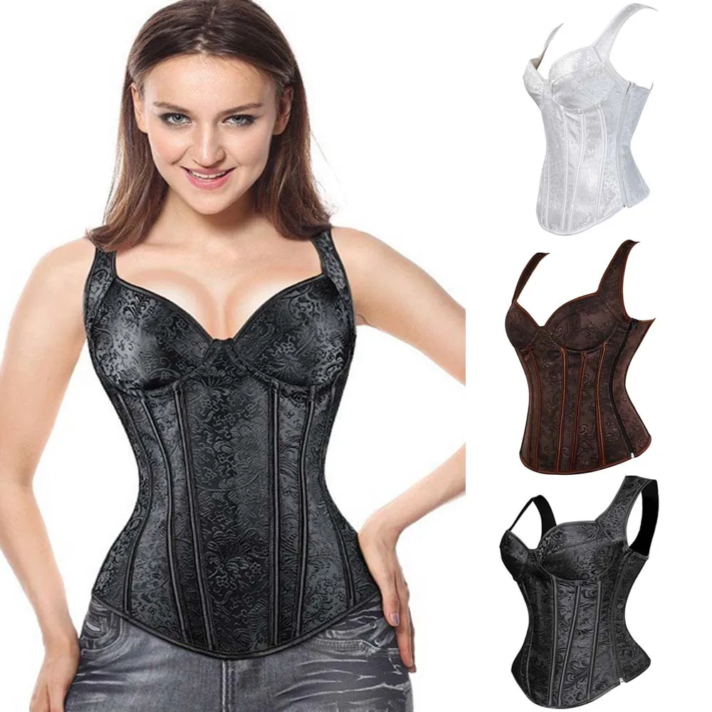 

WholesaleWomen Corset Sexy haper Women Camouflage Steampunk Corset Lingerie Top Waist Gothic Bustier Corpet Slimming Underwear