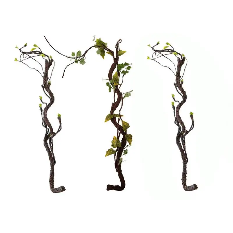 

Beautiful Decorative Artificial Trees Long Soft Plastic Dried Tree Branch Plant Wedding Home House Decor Simulation Spiral Vine