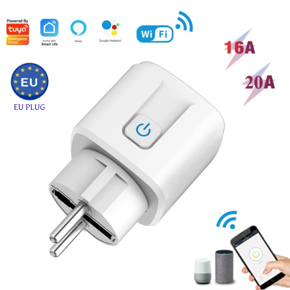 

Wi-Fi умная розетка 16A/20A