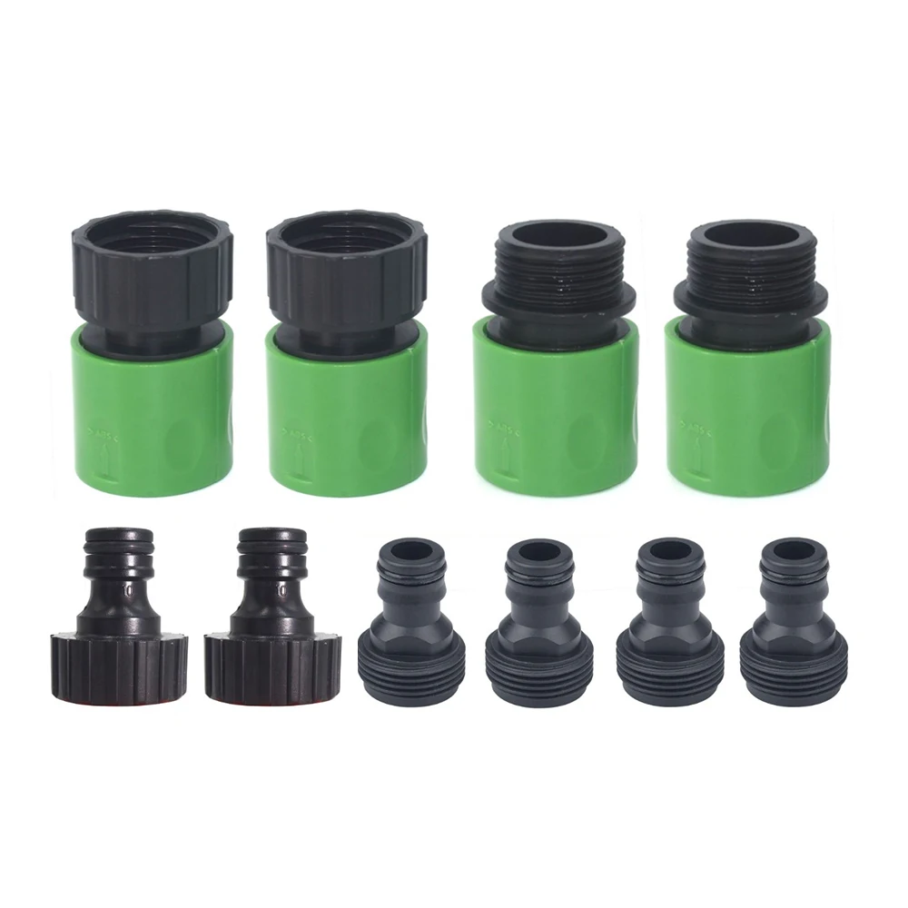 

10PCS 3/4 Female Quick Connector Male Thread Faucet Set Irrigation Diverter Tool