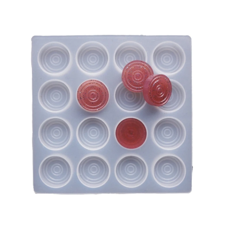 

Silicone Pad/Wax Stamp Pad 16 Pore Wax Seal Stamp Mold Silicone Mold Wax Sealing Mat Auxiliary Tools Adhesive Waxing Resin Mould