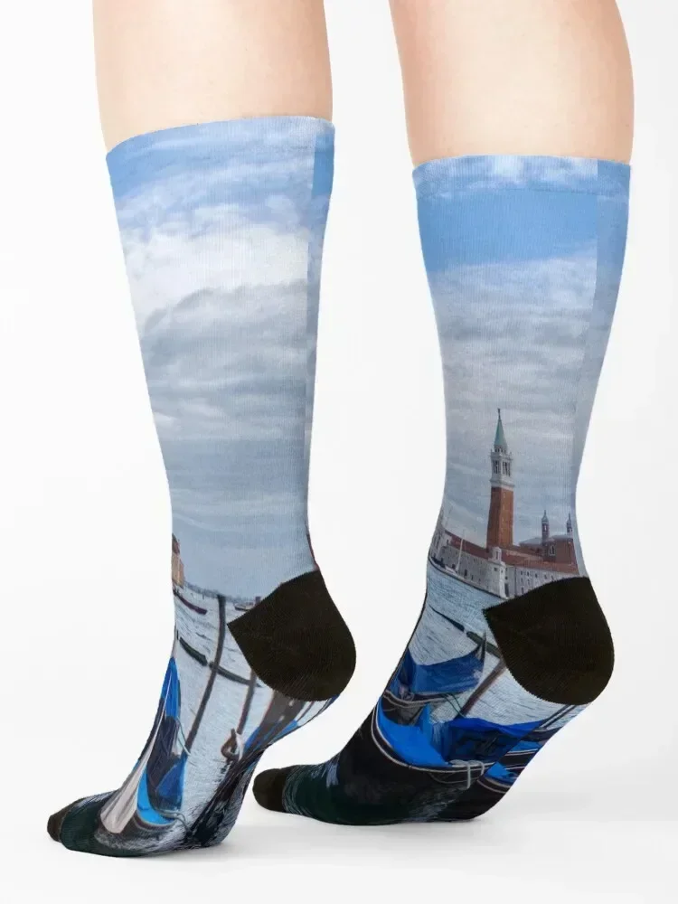 San Giorgio Maggiore Венеция Италия Носки теннисные роскошные женские носки Мужские
