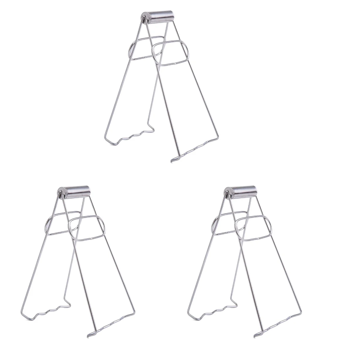 

3pcs Stainless Steel Kitchen Plate Gripper Hot Dish Bowl Clip Gripper Clamp Tongs