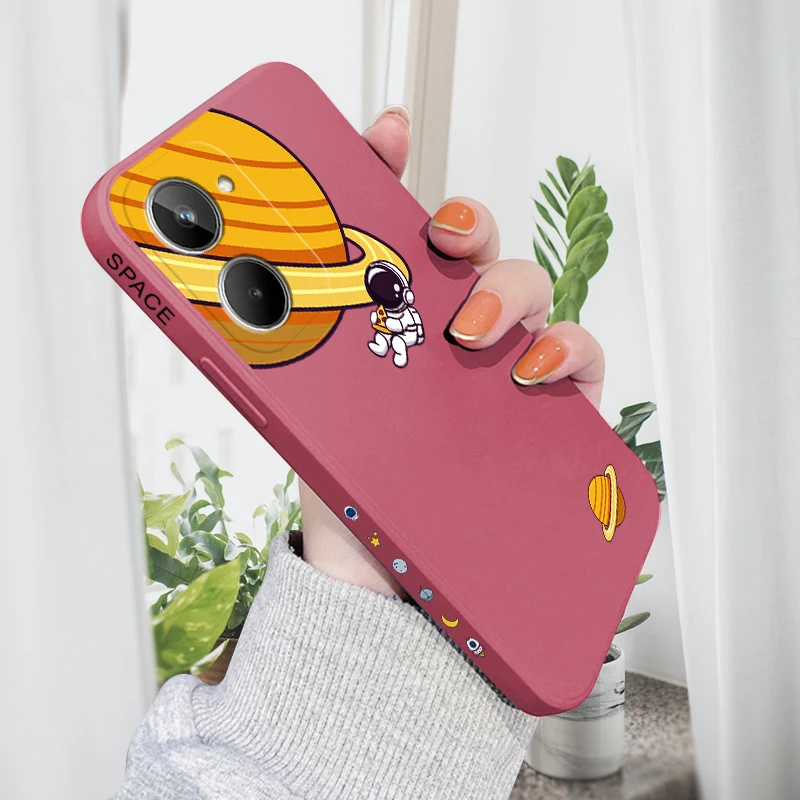 Cute Funda Case for VIVO X80 X70 Pro Liquid Silicone Soft Phone Cover Coque Square Shockproof Capa Para