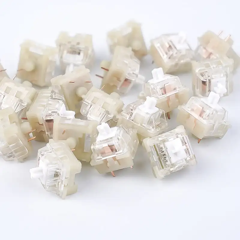 

KTT Kang White Switches Wine Red switch Linear 3 Pin Switches 10PCs