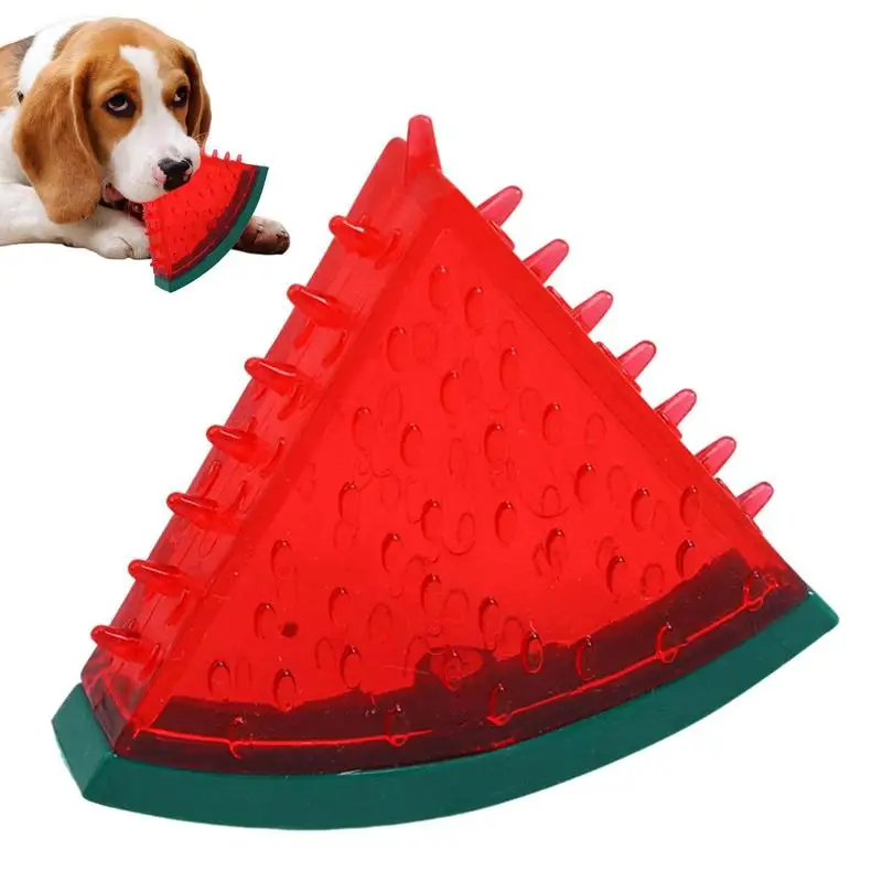 Durable Teether Cooling Chew Toys With Fruit Shape Design Freezable Dog Chew Toy For Collie Poodle Labrador