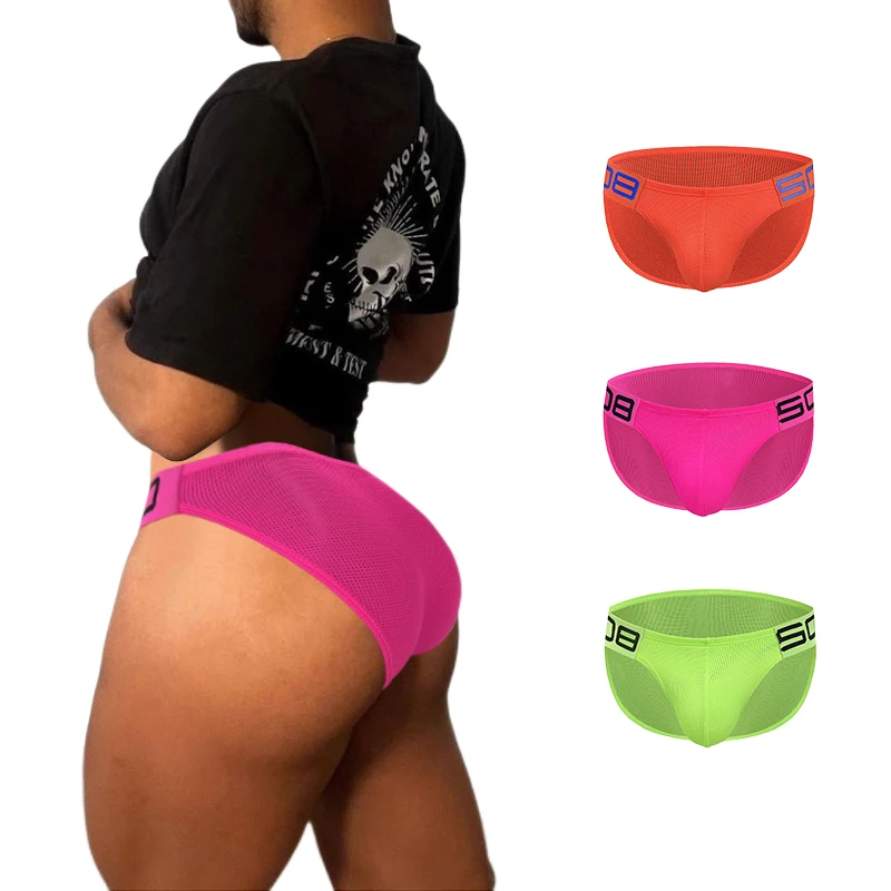 

Мужское нижнее белье, нейлоновые сетчатые дизайнерские толстые сексуальные спортивные дышащие брюки для мальчиков