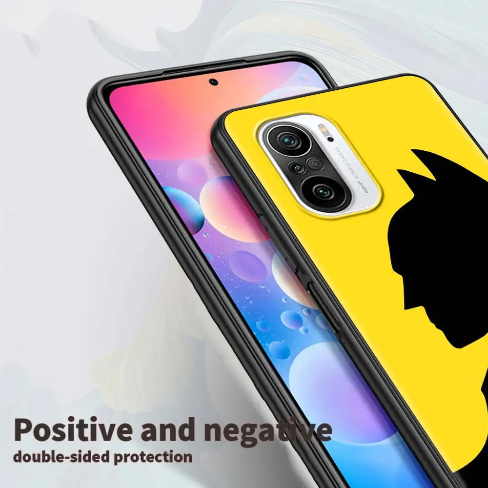 Чехол с логотипом Бэтмена для Xiaomi Redmi Note 9S 9 8 10 Pro 11 7 8T 9C K40 9Pro черный мягкий чехол из