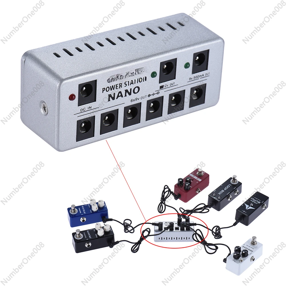 NANO STATION POWER Мини-гитарная педаль эффектов Система питания с поддержкой Guitarra для
