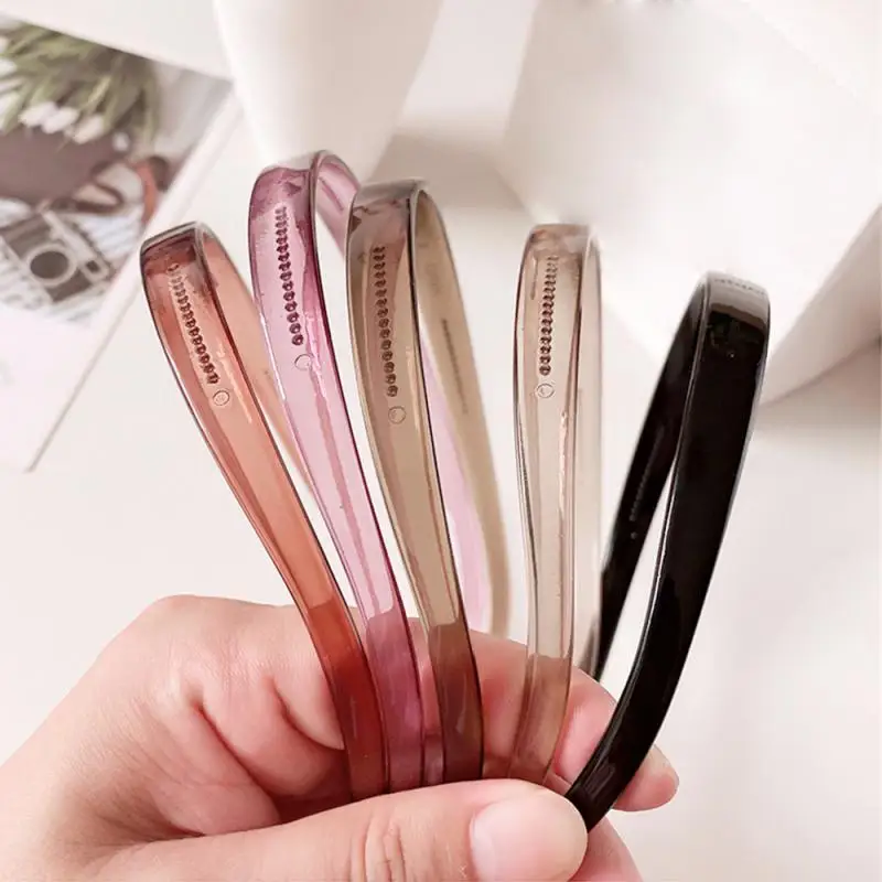 Обруч для волос женский акриловый модная Нескользящая повязка на голову с