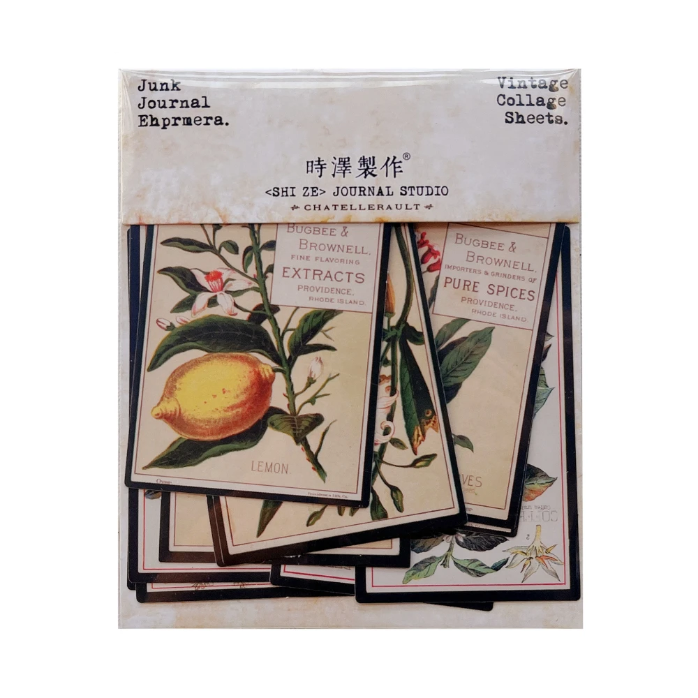 

Винтажные наклейки папоротника с иллюстрациями TN, журнал для путешествий, карточка из крафт-бумаги, скрапбукинг, декоративный дневник, альбом