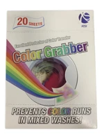 laundry sheets fabric colour grabber catcher absorbing color stain remover