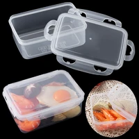 1pc plastic bento box outdoor picnic snack meal storage container food prep lunch box for kids school dinnerware