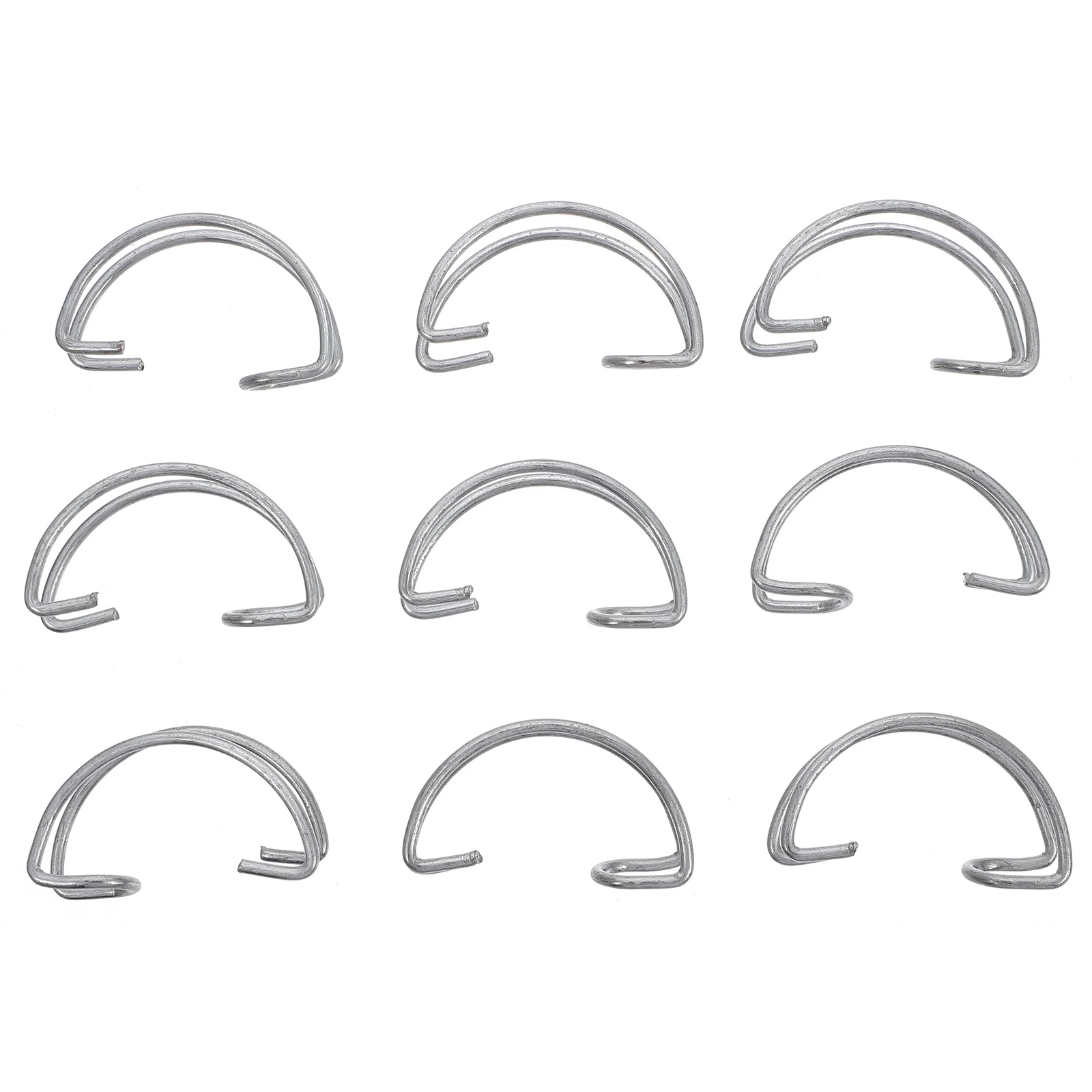 

40 Pcs Cage Door Hook Snap Fastener Tool Pigeon Buckle Simple Stainless Steel Practical Stylish Creative