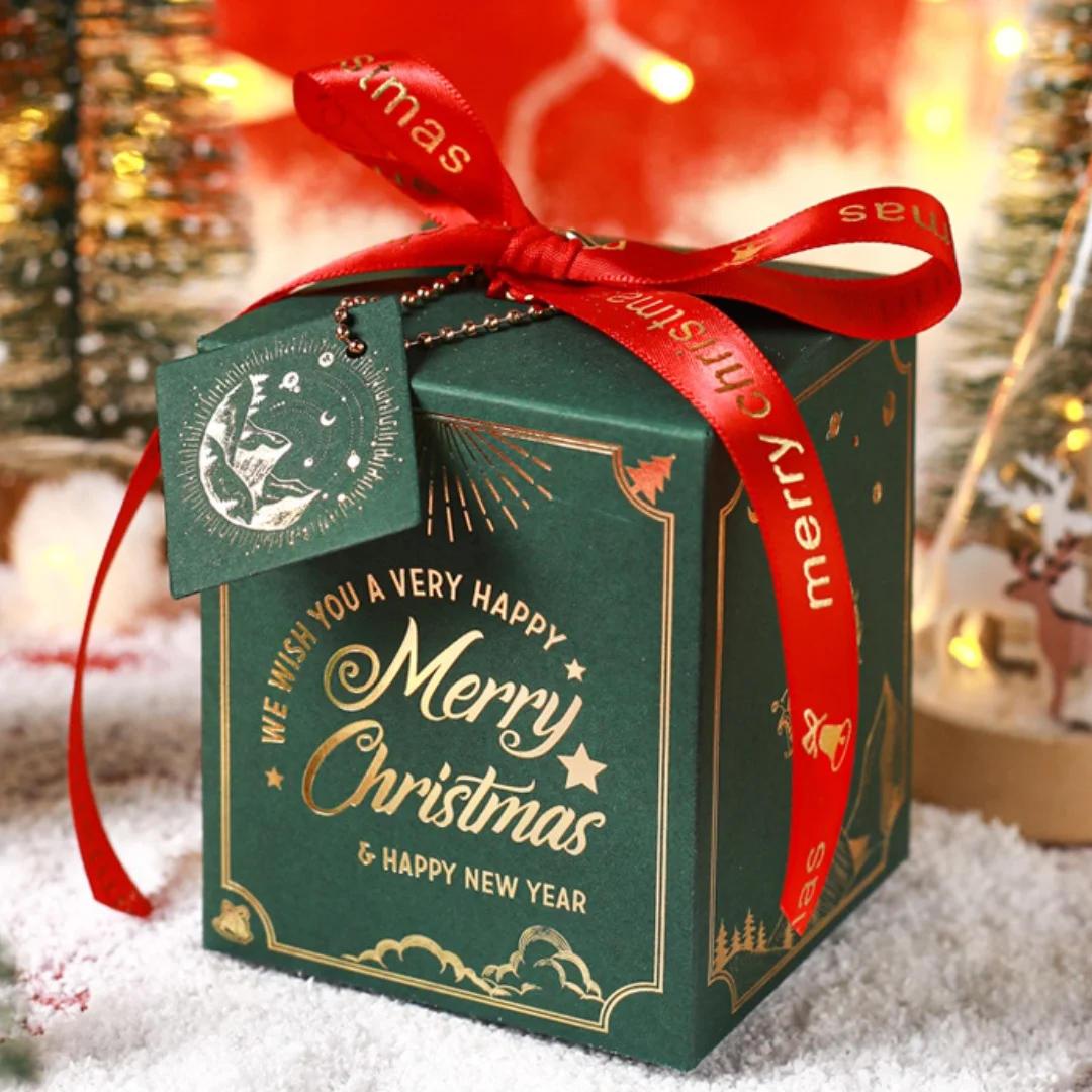 

Рождественская подарочная коробка для яблок