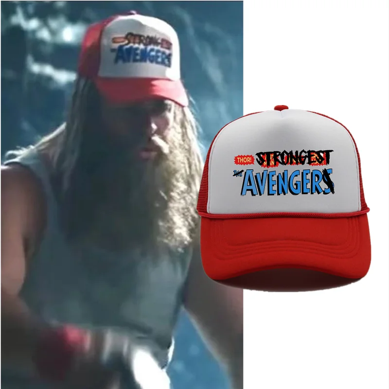 

Movie Thor Love and Thunder Cosplay Superhero Baseball Cap Adult Unisex Sport Summer Sun Hat Casual Prop Adjustable Mesh Cap