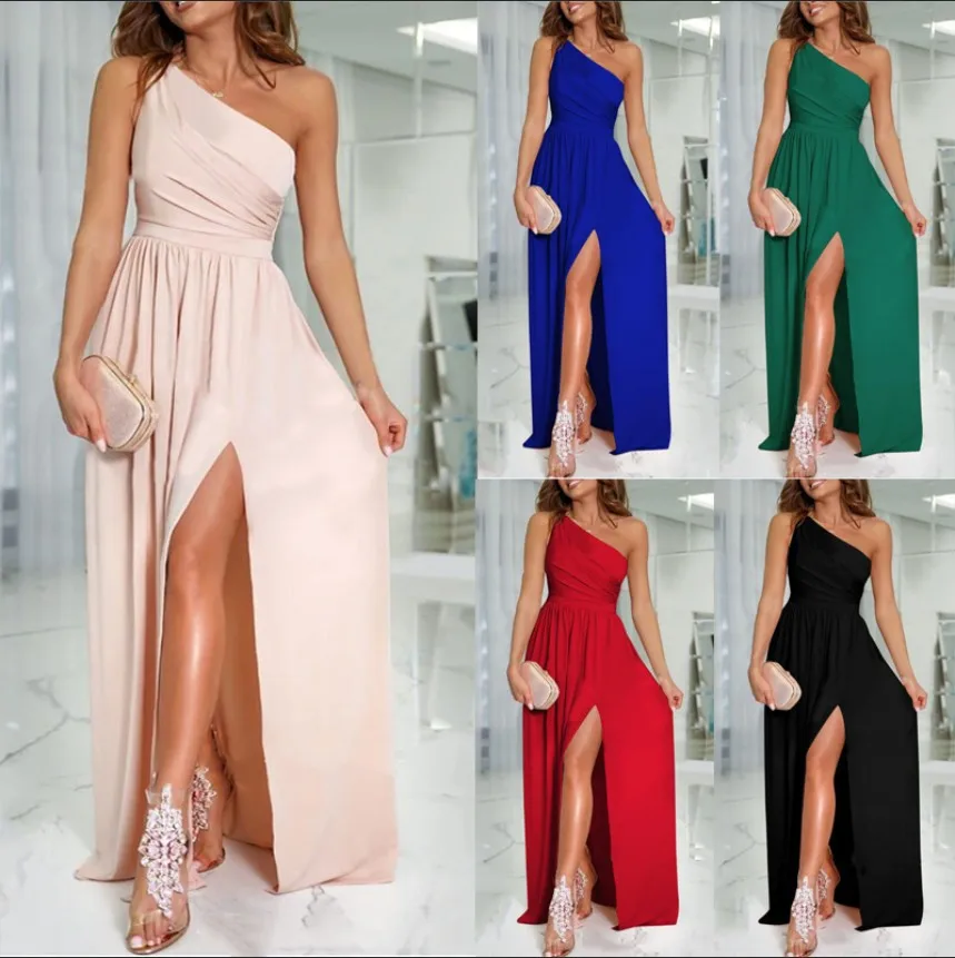 2022 Summer Casual Dress Sexy Black 