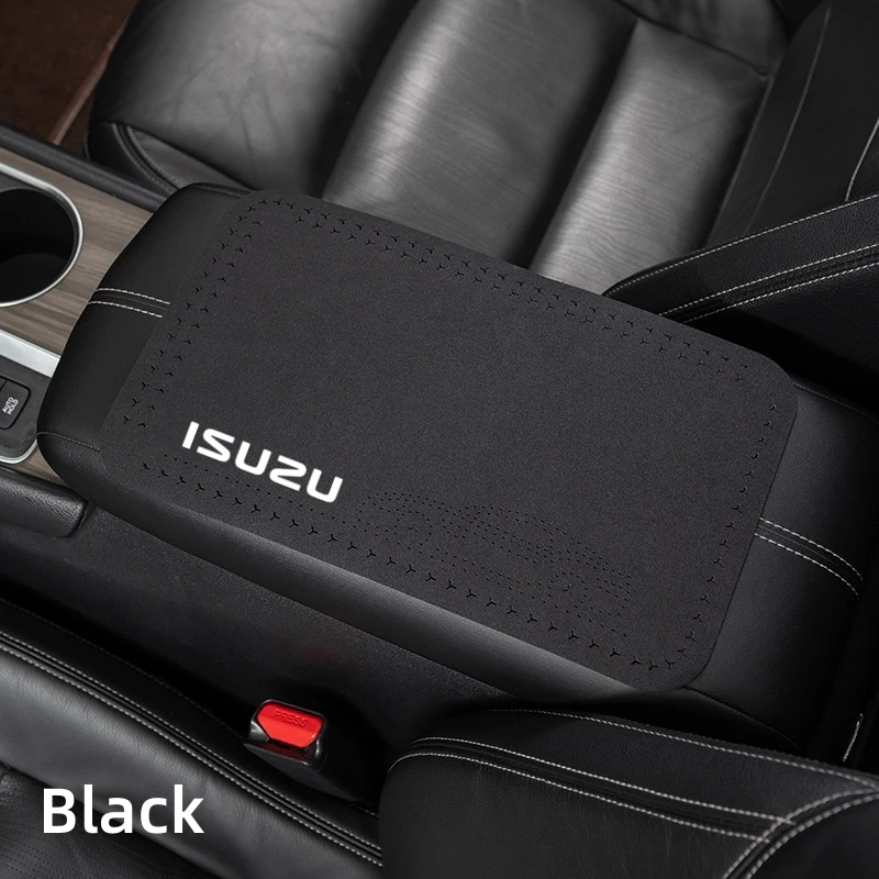 

Замшевый кожаный автомобильный коврик для центрального подлокотника, подлокотник для консоли, коврик для сиденья для Isuzu 4WD Amigo Hombre MU-7, фотополиуретан 4X4, пантера, Homb