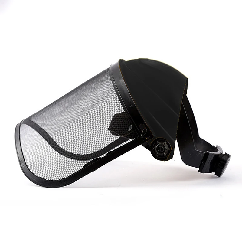 

Household Garden Grass Trimmer Safety Helmet Hat With Full Face Mesh For Brush Cutter Forestry Protection Labor Protection Mask