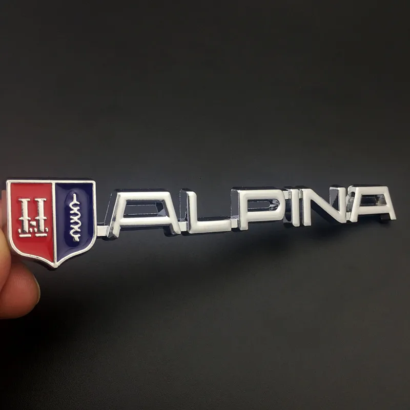 

Металлическая Автомобильная 3D наклейка, автомобильная эмблема, переустанавливаемый логотип, значок, наклейка для BMW Alpina M 3 5 6 X1 X3 X5 X6 Z E46 E39 E60 ...