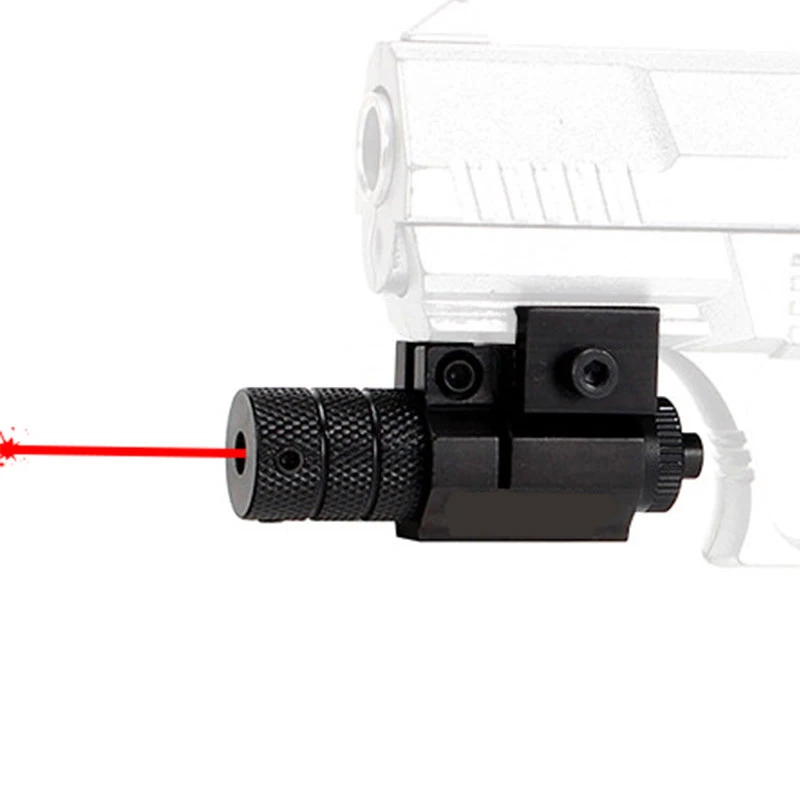 Pistol/Rifle Red Laser Scope Sight Red Dot Sighter with Picatinny or Dovetail Rail Mount for Hunting Rifle scope