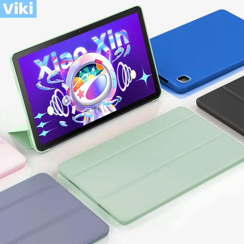 

Умный чехол для Lenovo Xiaoxin Pad 2022 10,6 дюйма, тройной кожаный откидной смарт-чехол Для Xiaoxin P12 TB128FU, магнитный чехол для планшета