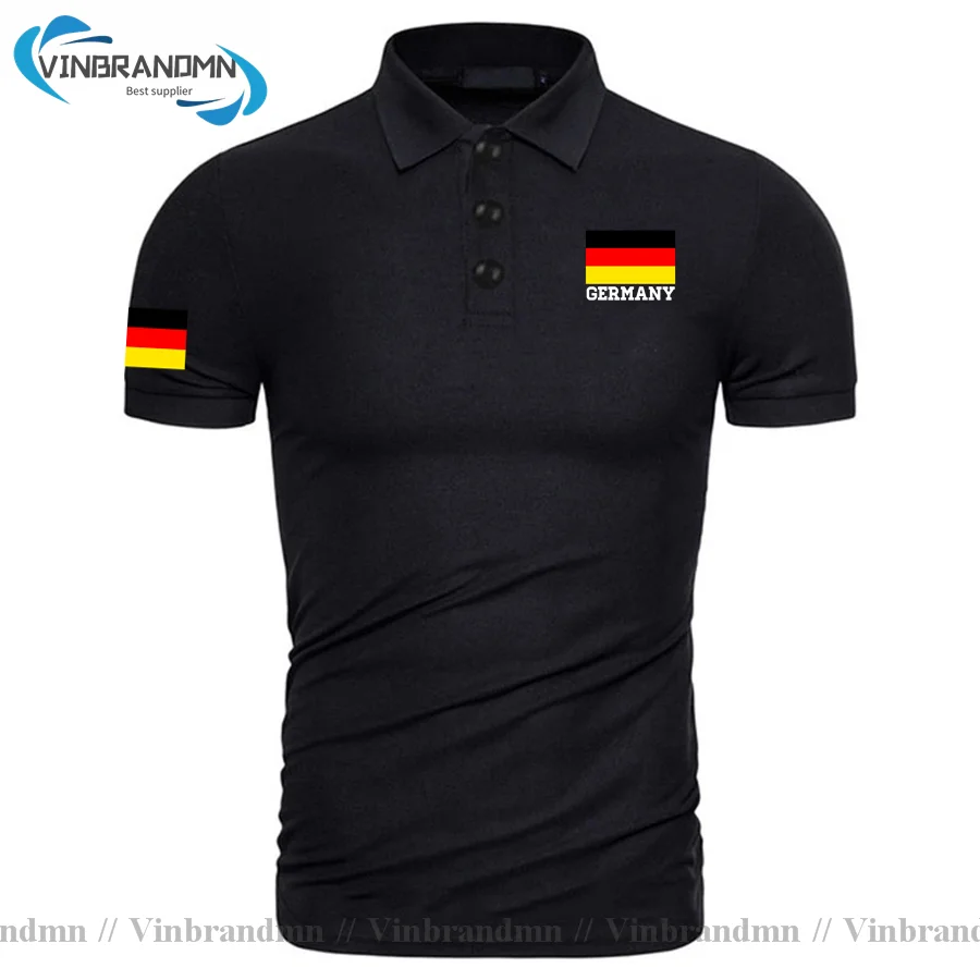 

Germany Deutschland Polo Shirts Men Classic Brands Printed For Country Pure Cotton Nation Team Flag New Fashion Shirt Hot Sale