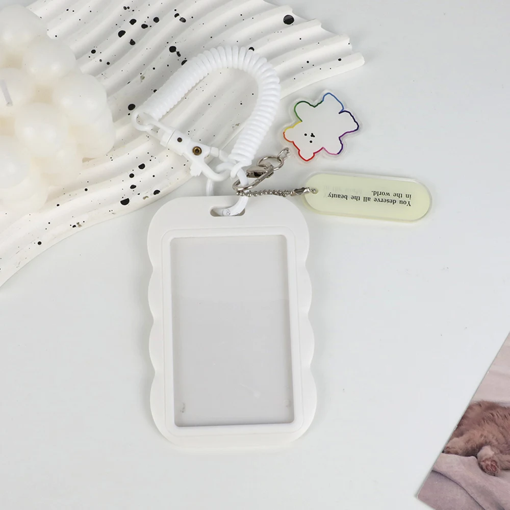 

Пластиковый держатель для карт Kpop 3 дюйма белый