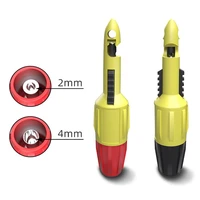 2pcs insulation wire piercing puncture probe test hook clip with 2mm4mm socket automotive car repair