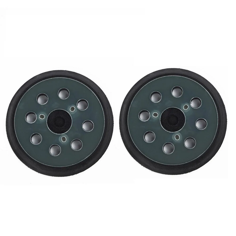 

2pcs 125mm Sanding Base Pad 8 Holes Black Polishing Pad For Sander BO5021 BO5031 BO5041 SV13YA SV13YB Power Tool Parts