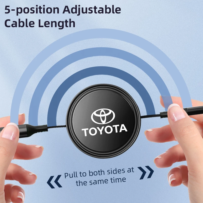 USB-кабель 3 в 1 для быстрой зарядки и передачи данных с логотипом автомобиля