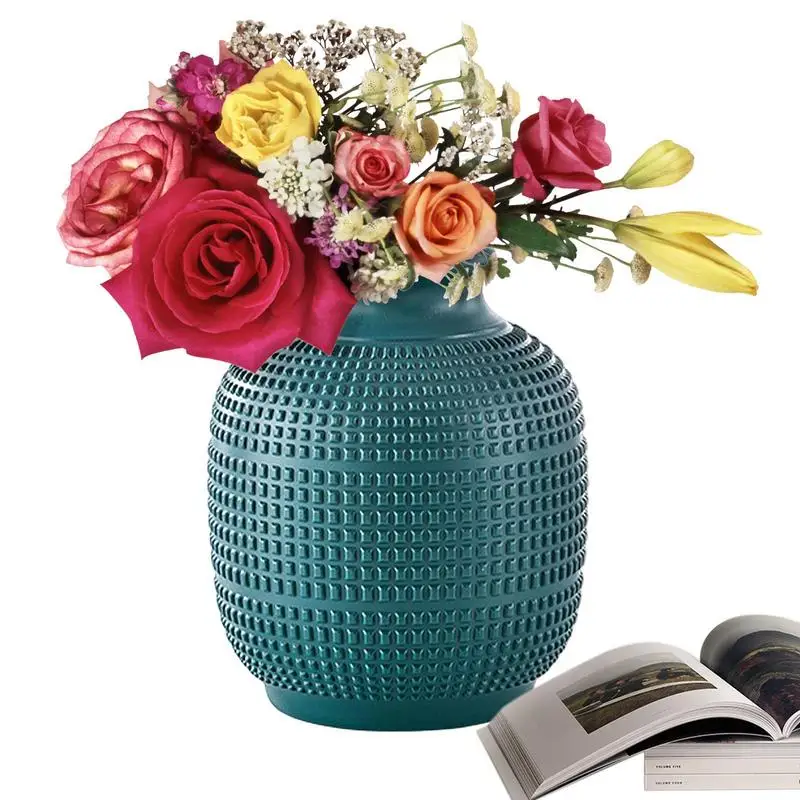 

Imitation Ceramic Flower Vase Small Bud Unbreakable Floral Vase Centerpieces Minimalism Style Boho Vase For Home Decor Farmhouse
