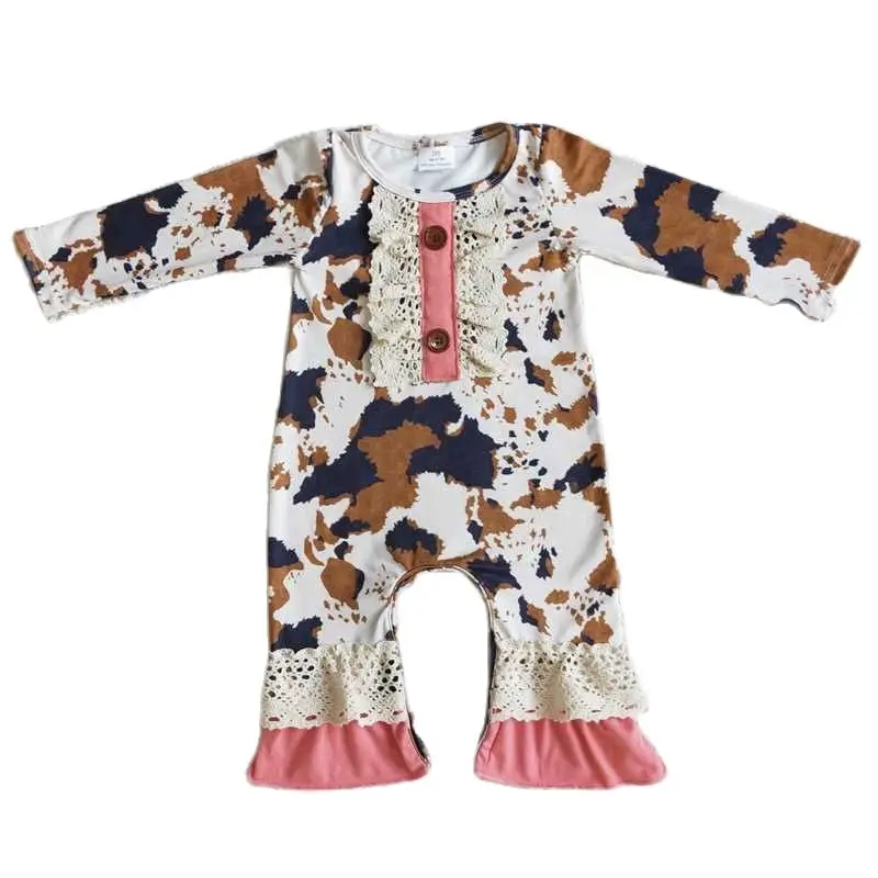 

Детское боди с длинным рукавом и мультяшным принтом