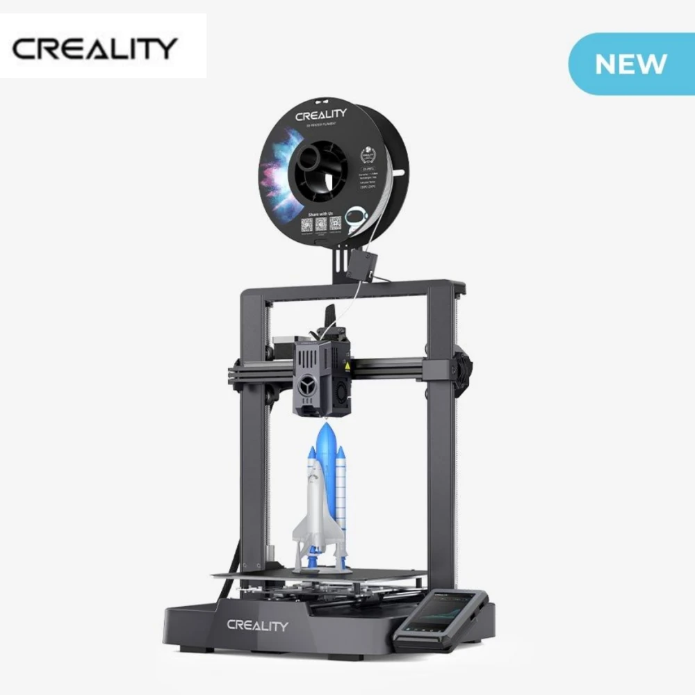 

Creality New 3D Printer Ender-3 V3 KE 500mm/s Fast Printing Speed Smart OS X-AxisLinear Rail Double Fans Smart Ul 60W