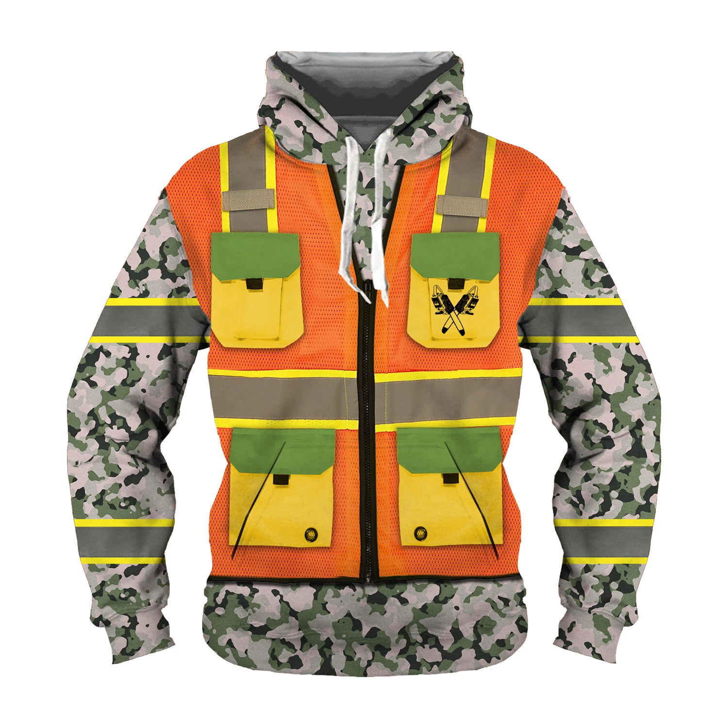 Spring And Autumn Camouflage 3D Hoodies Men Women Camping Hunting Clothing Unisex Hooded Coats Tops