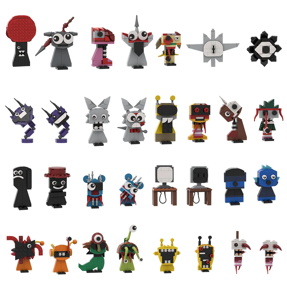 Новые Moc музыкальные игры Incredibox Sprunki строительные блоки наборы моделей милые