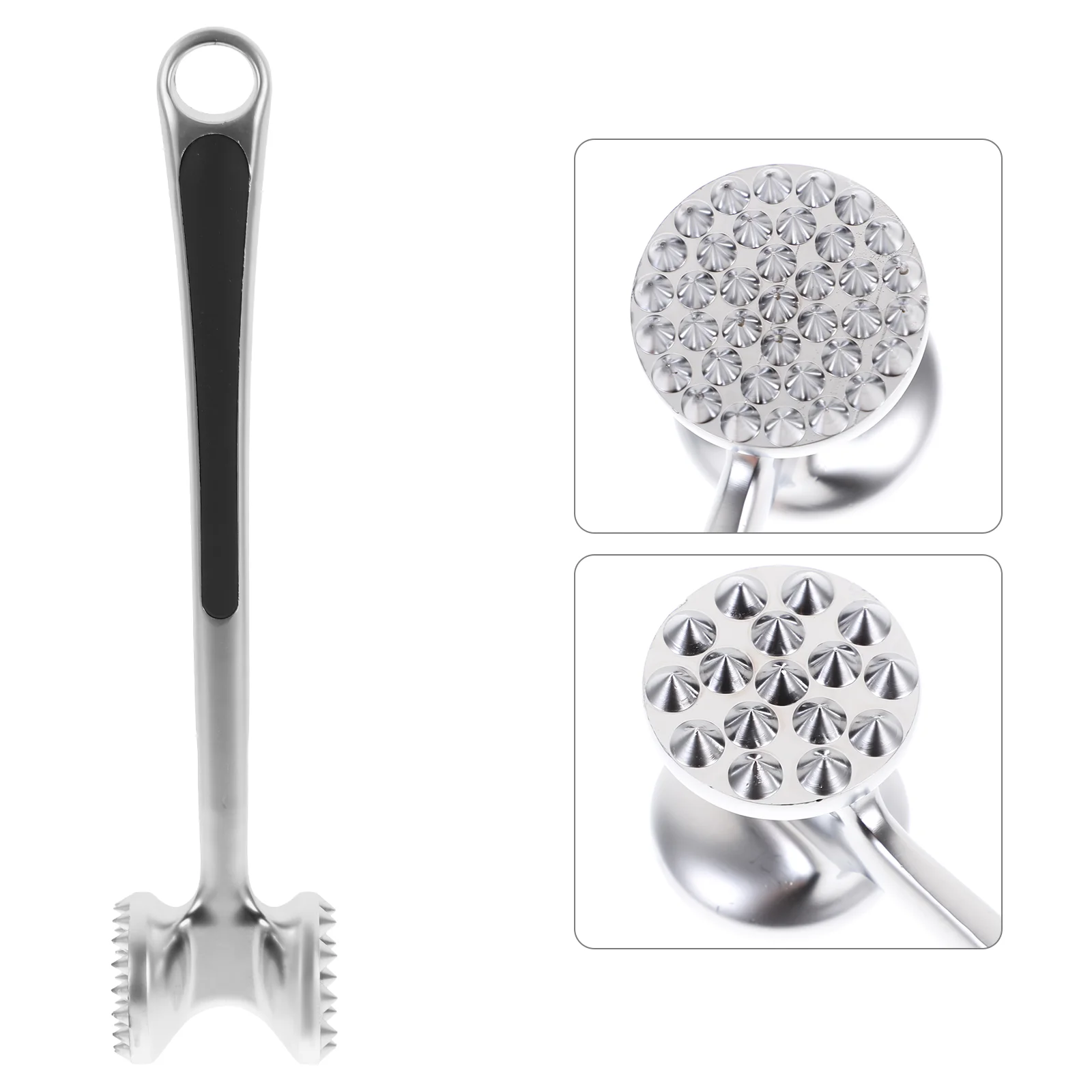 

Meat Hammer Mallet Tenderizer Stainlesssteel Kitchen Pounder Pork Dual Cooking Sturdy Heavypoultry Steak Tool Tenderizers