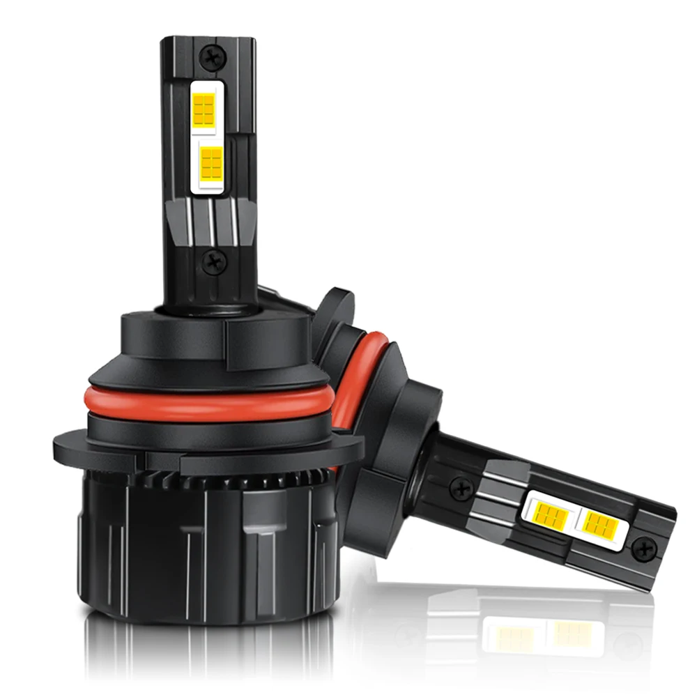 

Mini Design HB5 9007 LED Car Headlight Bulbs, 6 PCS 3570 Chips, Plug and Play, 6500K Hi-Lo Beam