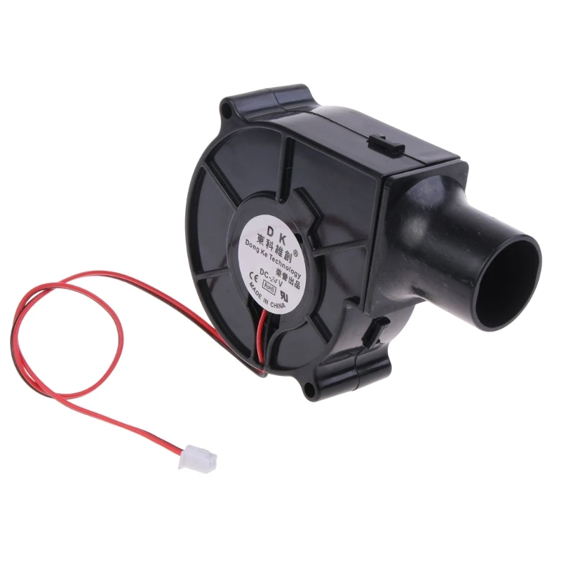 

BBQ Fan Cooling 7530 Air Blower DC5V 12V 24V 2Pin XH2.54 Connector 3700RPM Picnic Fans 75x75x30mm with 2.7cm Air Duct
