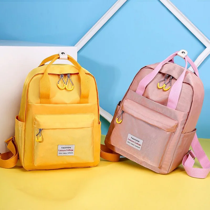 

Fashion Backpacks 2022 Korean Women's Backpack Parent-child Backbags Teenager Schoolbags Black Backapcks Bags for Girls