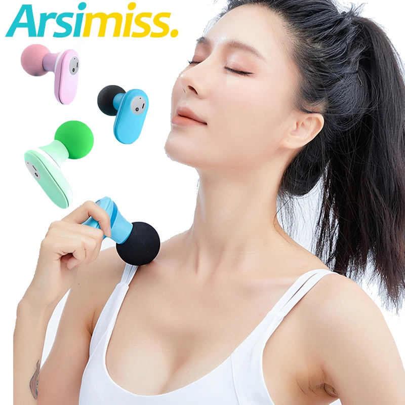 

Mini Massage Gun Muscle Relax Body Electric Massager Percussion Pistol Massage for Body Neck Deep Tissue Gout Pain Relief