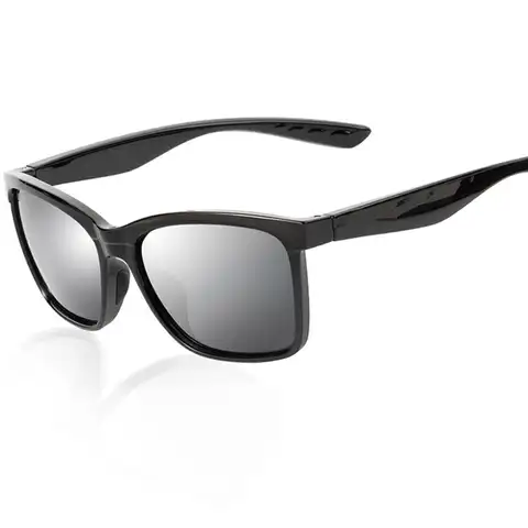 Очки солнцезащитные женские поляризационные, классические квадратные солнечные очки в черной оправе, для вождения, рыбалки