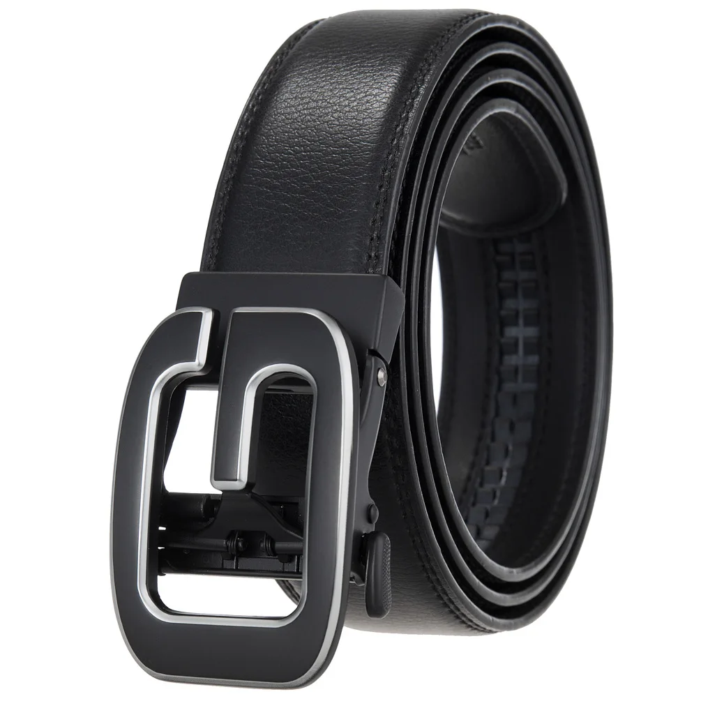Men's Fashion Luxury Brand Belt Top Quality Genuine Luxury Leather Belts For Men Belt Automatic Buckle Business Leisure Belt
