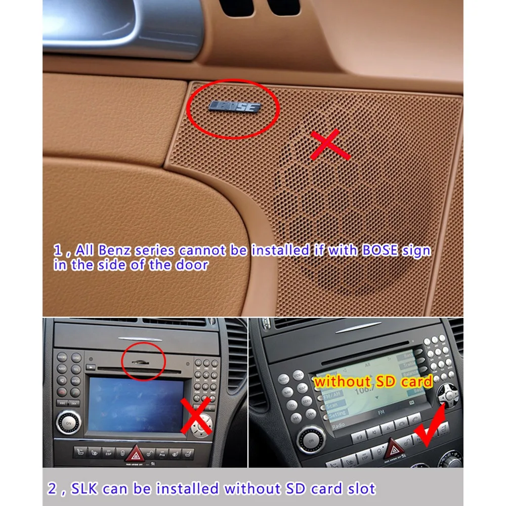 Автомобильный Aux оптический волоконный декодер большинство моделей для Mercedes Benz