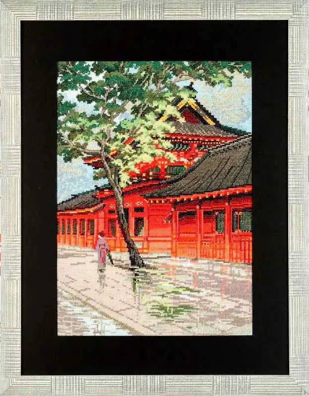 

Top Quality Lovely Hot Sell Counted Cross Stitch Kit Old World Holiday Classical Landscape 36-48