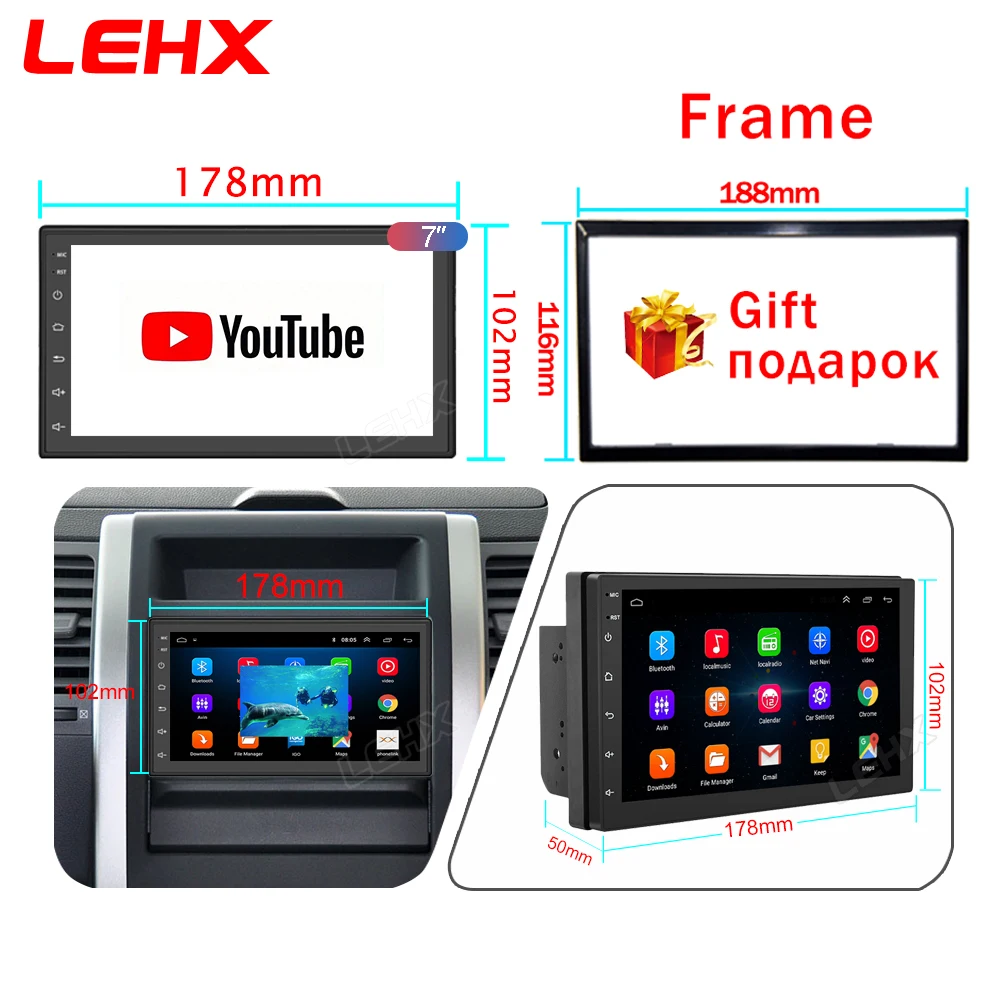 LEHX 8Core 2 Din Android 11 Автомобильное радио Мультимедиа автомобильное устройство Carplay GP Stereo для Volkswagen Nissan Hyundai Kia Toyota Ford on.