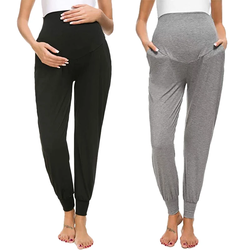 

Hot Sale Maternity Leggings Yoga Pants Comfortable Stretch Jogging Pants Outdoor Sports Yoga Dance Comfortable High Stretch