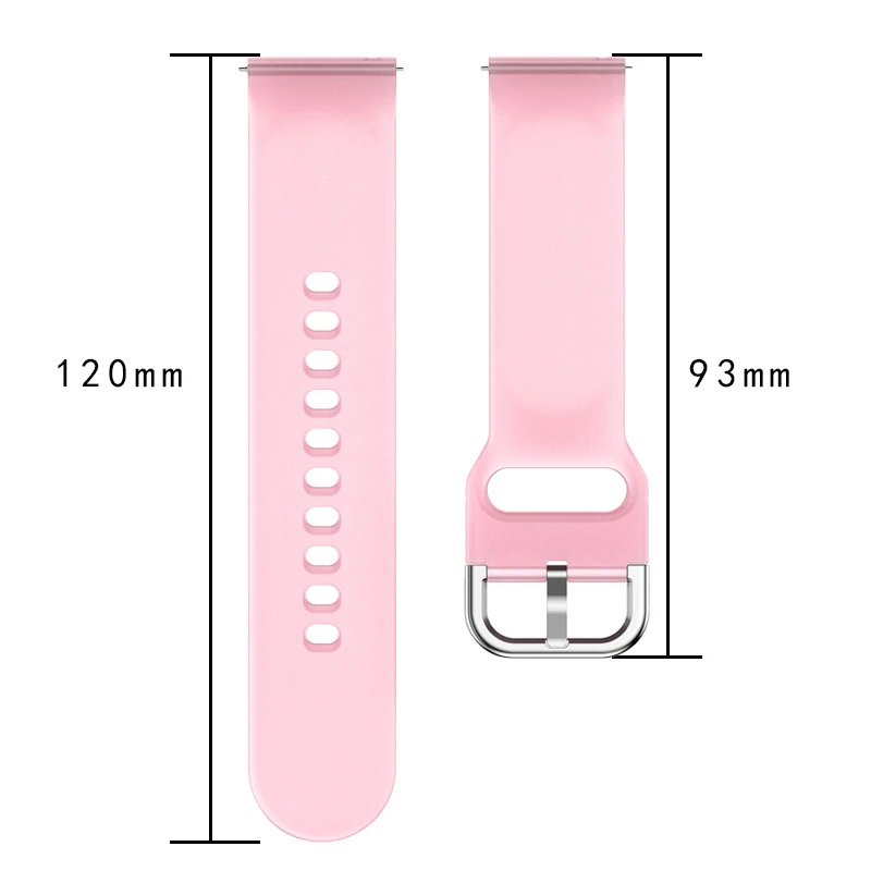 20mm Glow in The Dark Silicone Strap For Samsung Galaxy Watch 5/4 40mm 44mm/5 Pro 45mm/4 Classic 42 46mm/Wrist Band Accessories