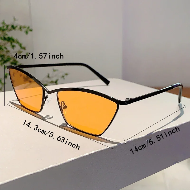 KAMMPT Винтажные Солнцезащитные очки кошачий глаз женские модные градиентные с