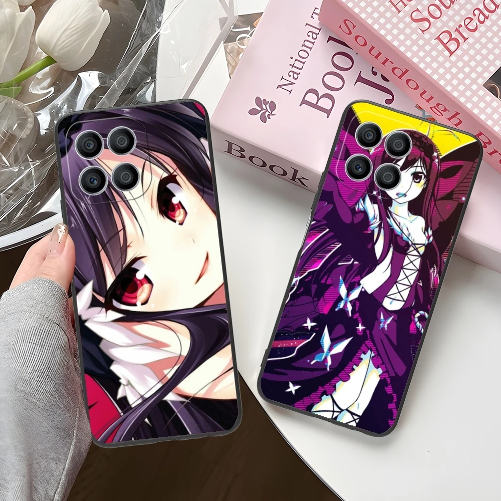 Чехол для мобильного телефона Accel World Kuroyukihime Huawei Honor 90 80 70 60 50 30 20 10 9 8 7 Pro S SE Lite